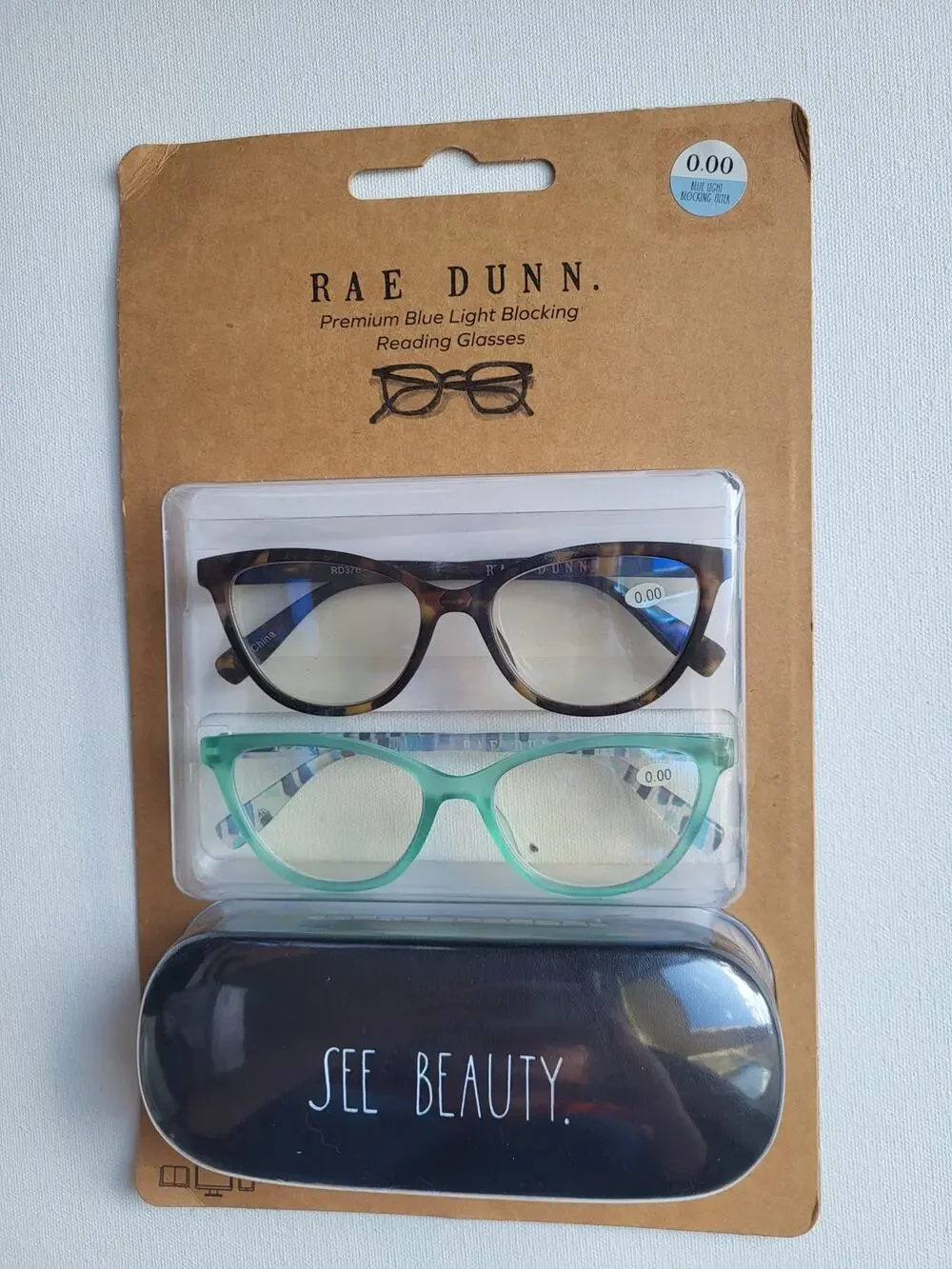 NWT Rae Dunn Blue Light Blocking Glasses 2-Pack  